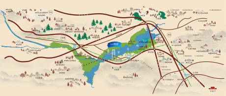 源文件下載【享設計】搜索編號：85790034726017881【地產(chǎn)區(qū)位圖海報】