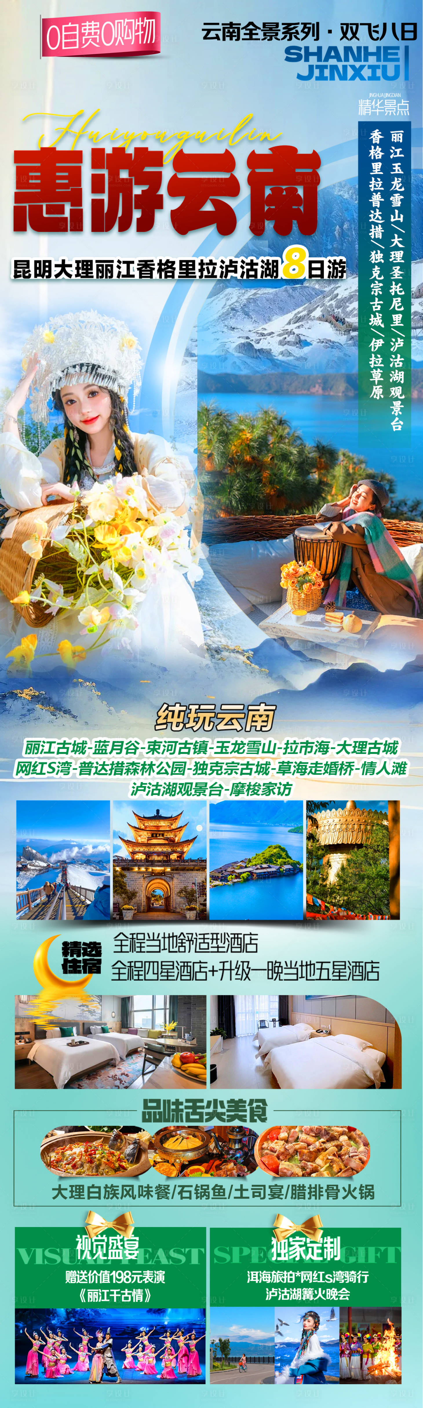 源文件下載【享設計】搜索編號：28440034427966512【云南旅游海報】