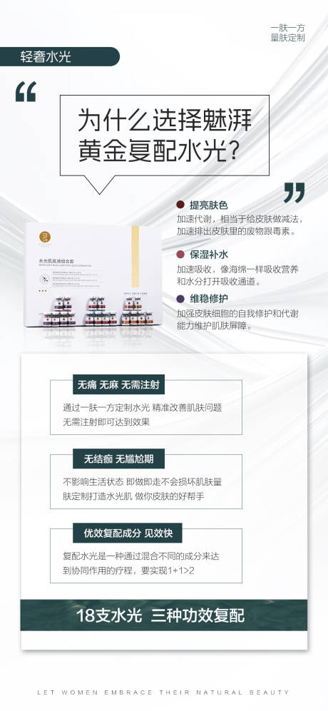 源文件下载【享设计】搜索编号：22820034329048719【美业化妆品水光产品科普海报】