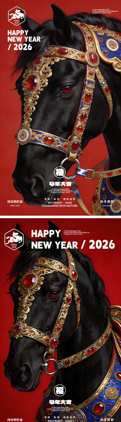 源文件下载【享设计】搜索编号：36720034715121161【马年海报】