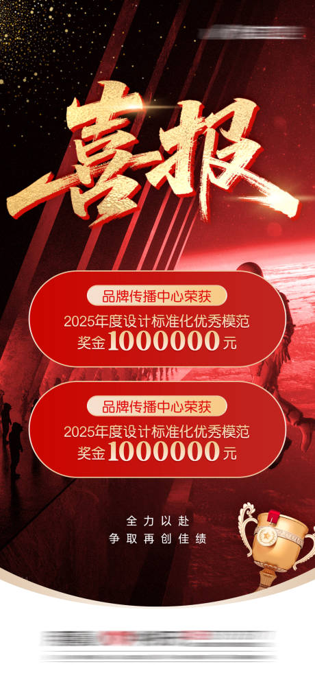 源文件下载【享设计】搜索编号：45590034582099566【喜报战报红金海报】