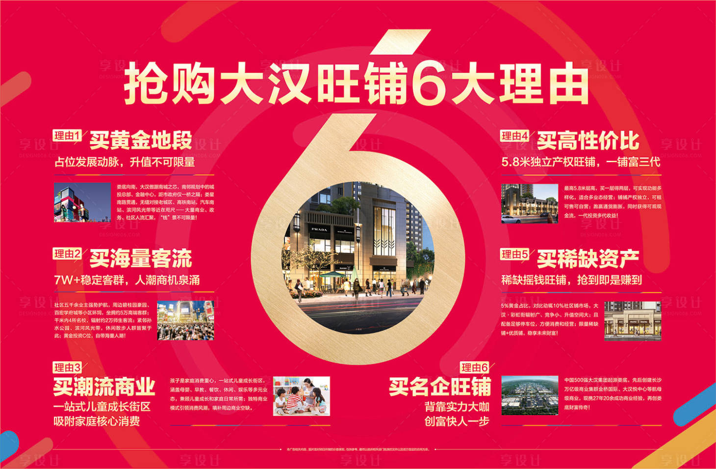 源文件下载【享设计】搜索编号：50530034510033150【6大理由海报】