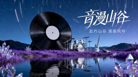 源文件下载【享设计】搜索编号：90170034441371161【音乐节主视觉】