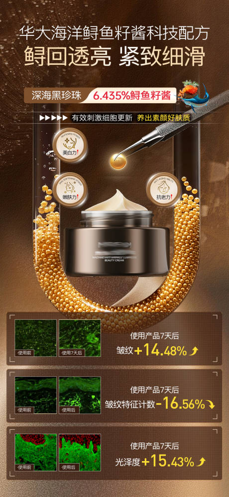 源文件下载【享设计】搜索编号：69520034640489490【贵妇膏功效海报】