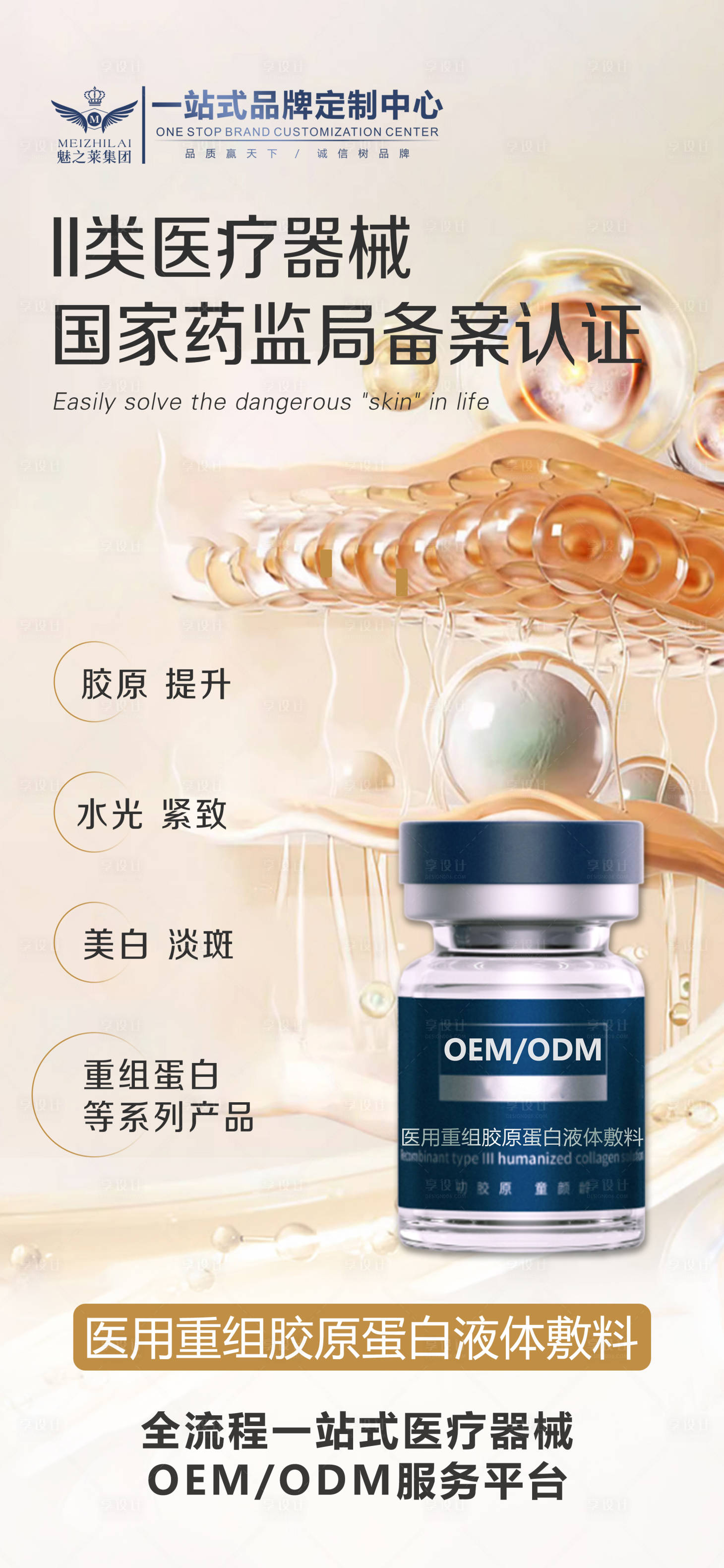 源文件下载【享设计】搜索编号：14720034553192695【医用重组胶原蛋白液体敷料】