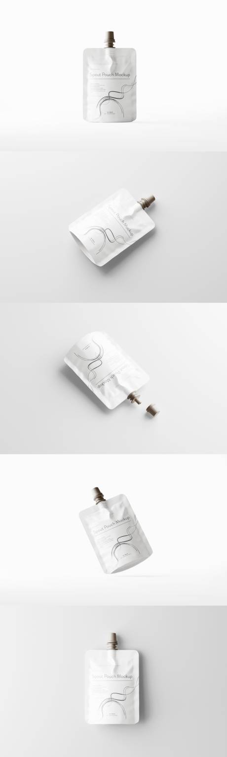 源文件下载【享设计】搜索编号：86770034353722507【吸嘴袋包装模型样机】