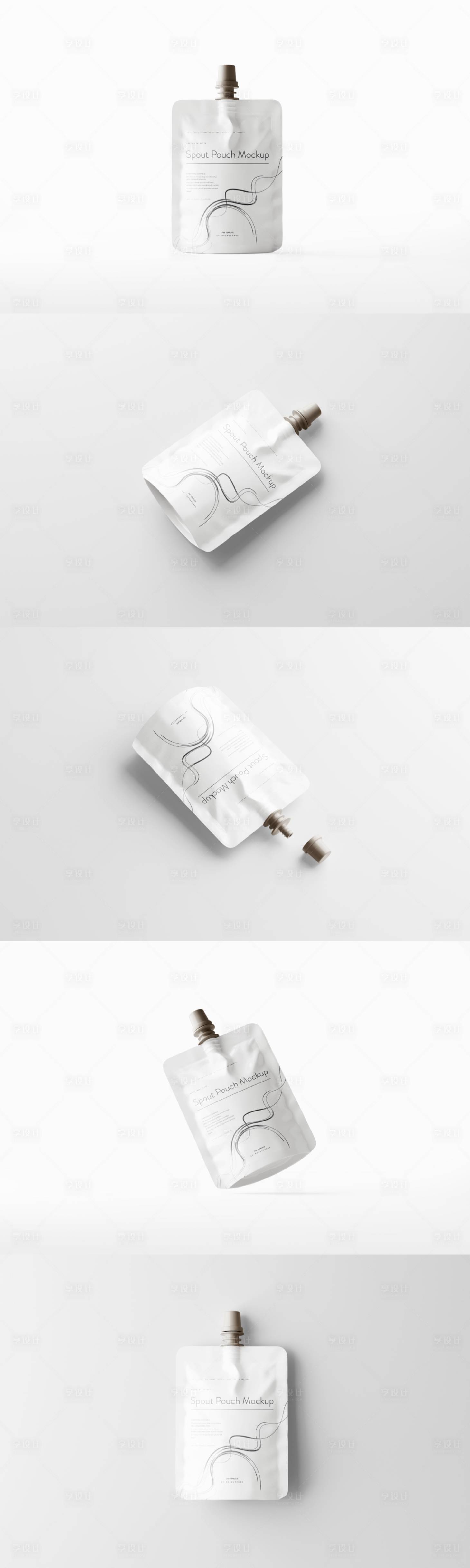 源文件下载【享设计】搜索编号：86770034353722507【吸嘴袋包装模型样机】