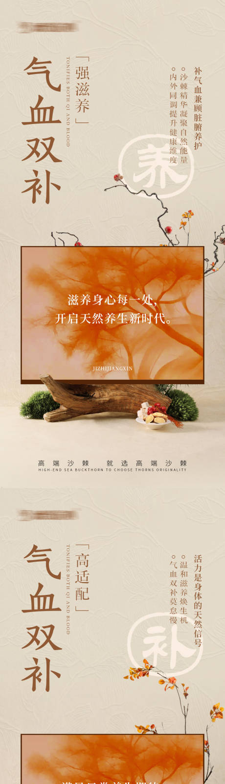 源文件下载【享设计】搜索编号：28440034645375686【气血双补宣传图】