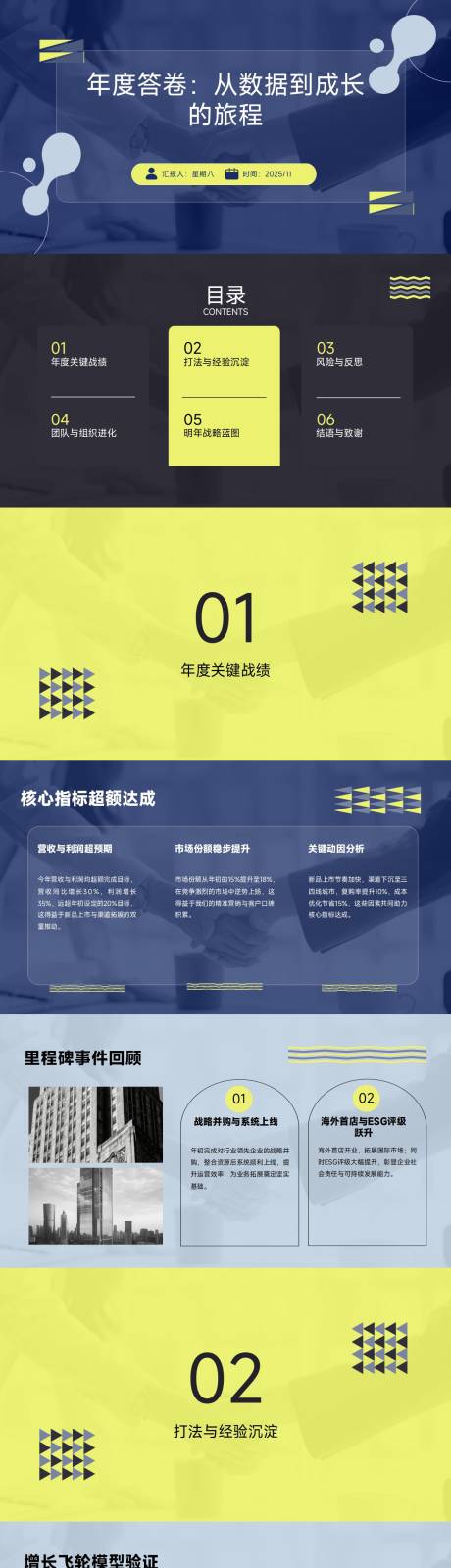 源文件下载【享设计】搜索编号：21580034378473782【从数据到成长的旅程PPT模板】