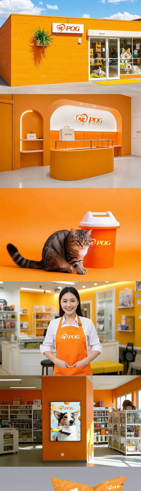 源文件下载【享设计】搜索编号：65740034748079763【宠物店猫粮狗粮品牌VI样机设计】