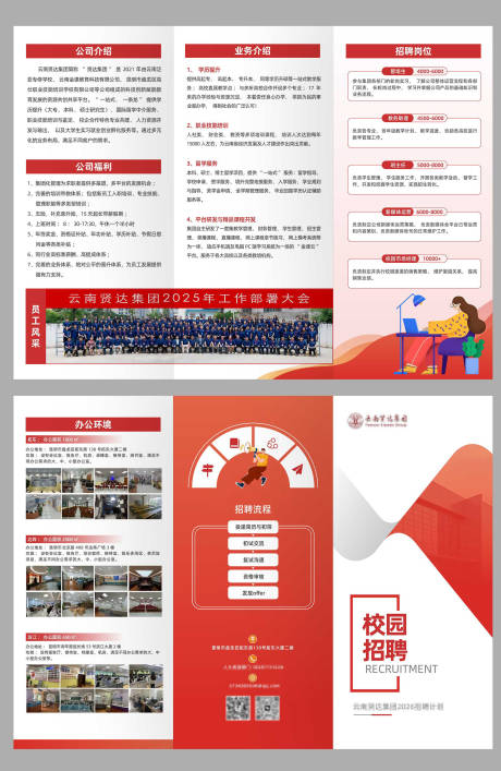 源文件下载【享设计】搜索编号：60020034595275300【校园招聘三折页】