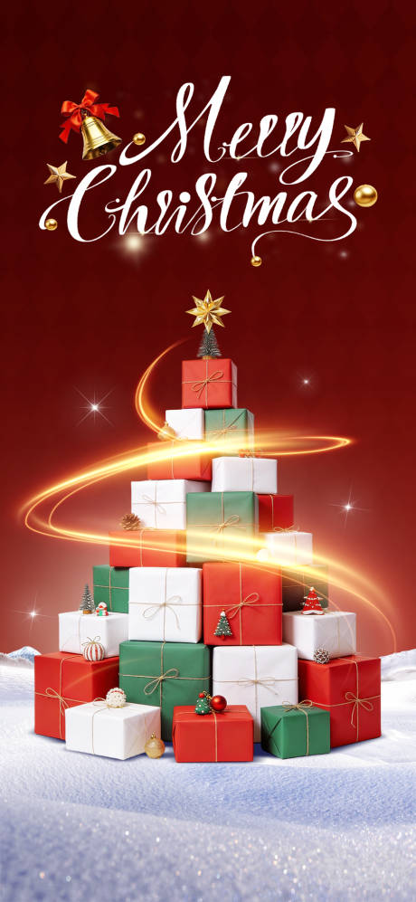 源文件下载【享设计】搜索编号：66600034577361460【圣诞节海报】