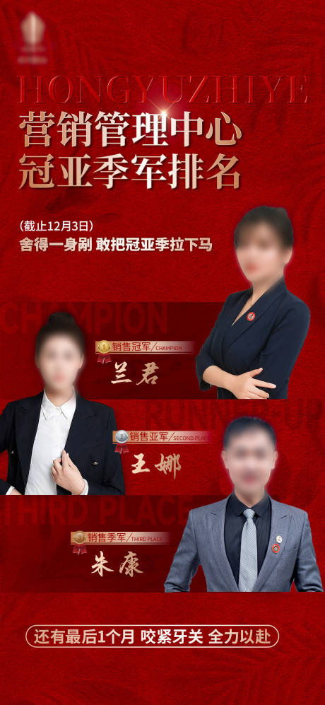 源文件下载【享设计】搜索编号：73390034395013552【地产冠亚季人物排名海报单图】