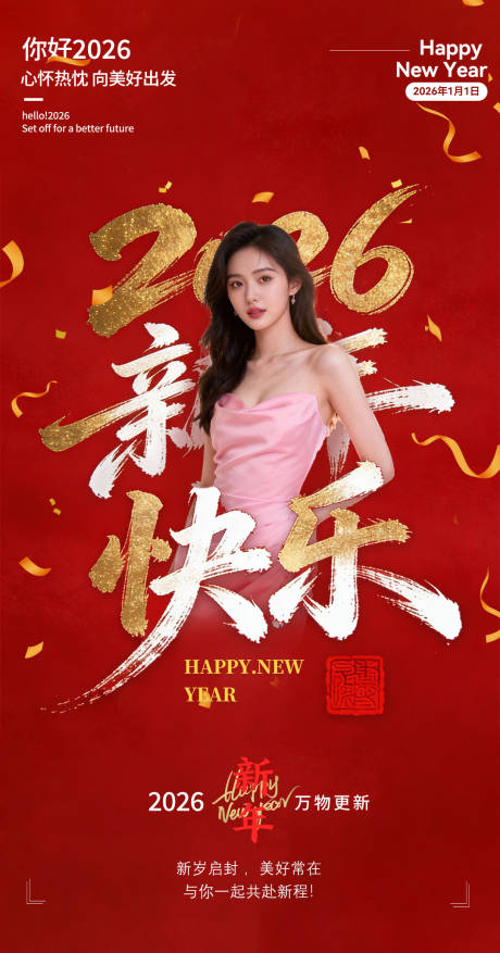 源文件下载【享设计】搜索编号：14520034694828539【医美新年海报】