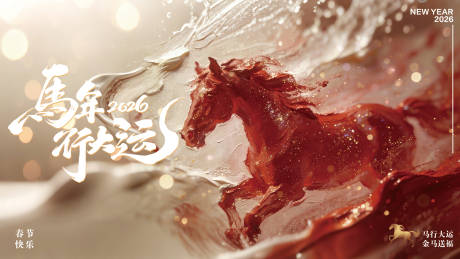 源文件下载【享设计】搜索编号：65840034783038607【马年主视觉】