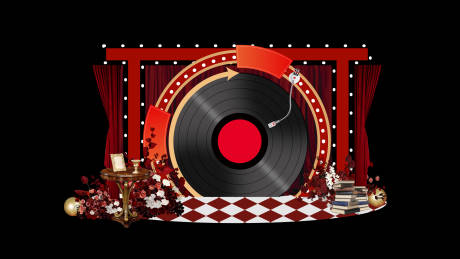 源文件下載【享設計】搜索編號：40370034353381495【復古港風老錢風舞會美陳打卡點】