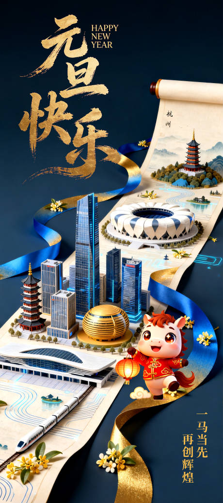 源文件下载【享设计】搜索编号：57770034770894418【马年海报设计】