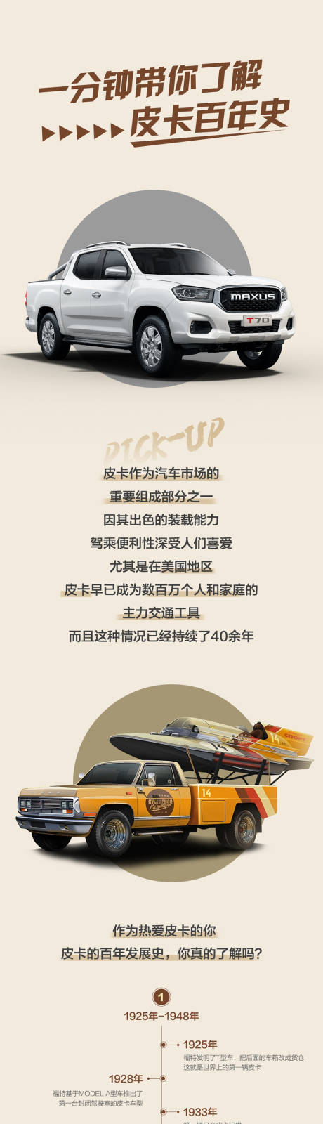 源文件下载【享设计】搜索编号：40970034502124426【皮卡简史 】