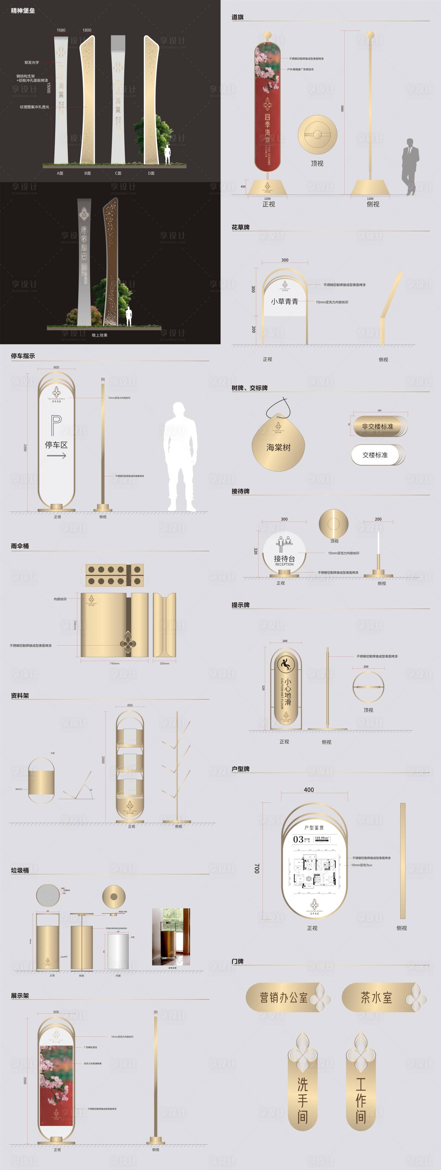源文件下载【享设计】搜索编号：52750034466536036【地产标识系统导视系统】