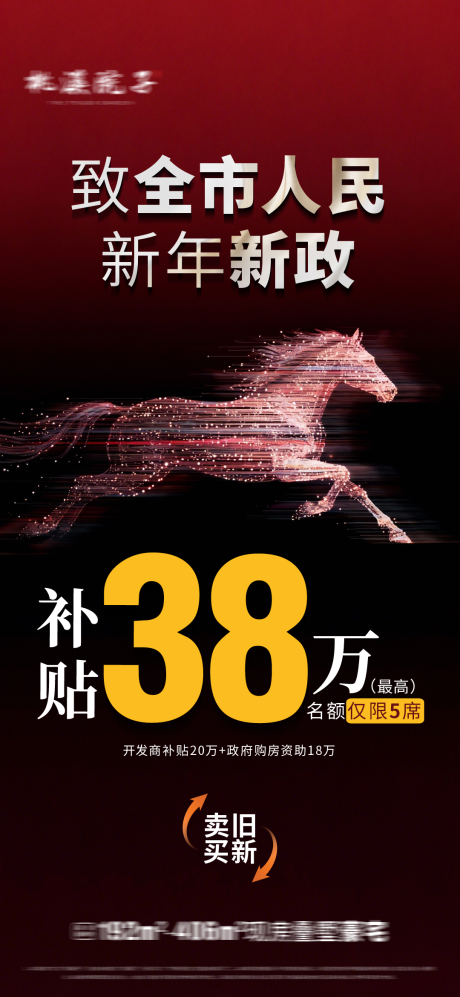 源文件下载【享设计】搜索编号：33960034715028154【新政卖旧买新海报】