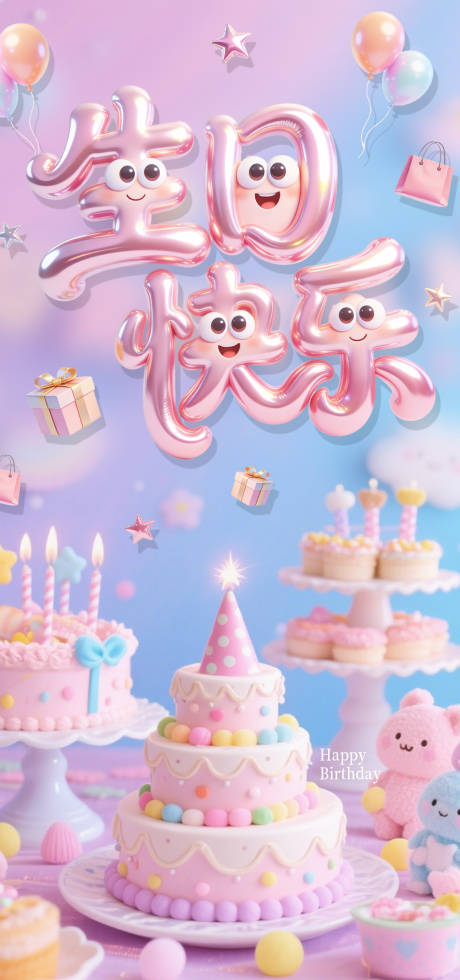 源文件下载【享设计】搜索编号：71830034720075214【生日快乐海报】