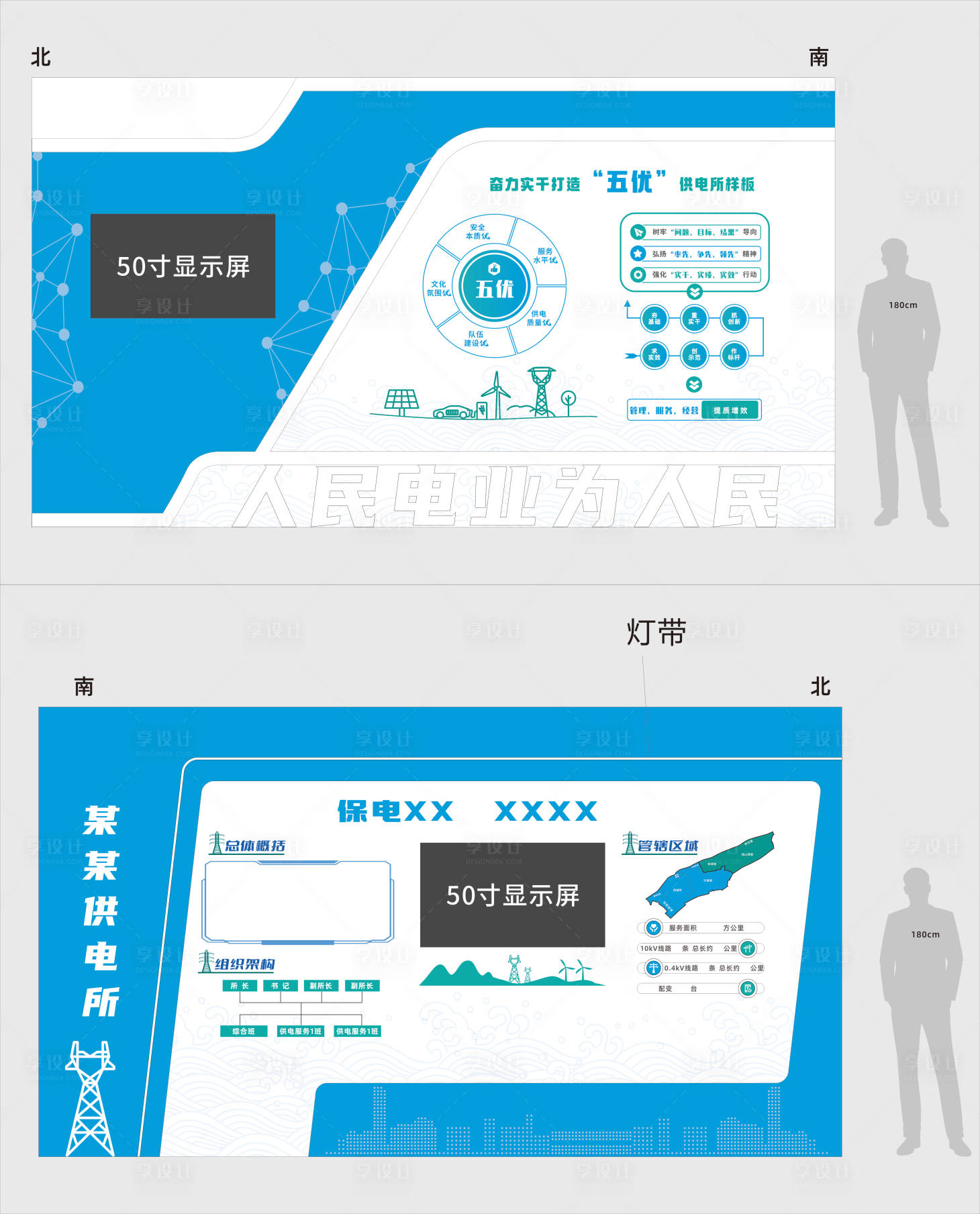 源文件下载【享设计】搜索编号：47200034642567747【电网文化墙】