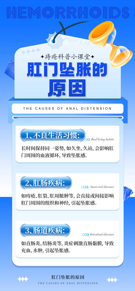 源文件下载【享设计】搜索编号：42210034333139819【痔疮健康科普品牌宣传海报】