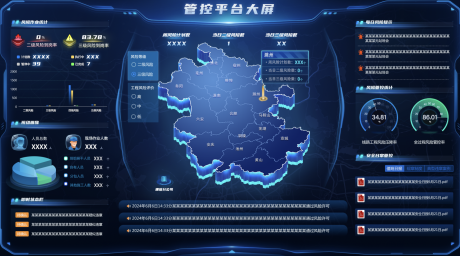 源文件下载【享设计】搜索编号：16530034537882934【安全管控大数据可视化UI设计】