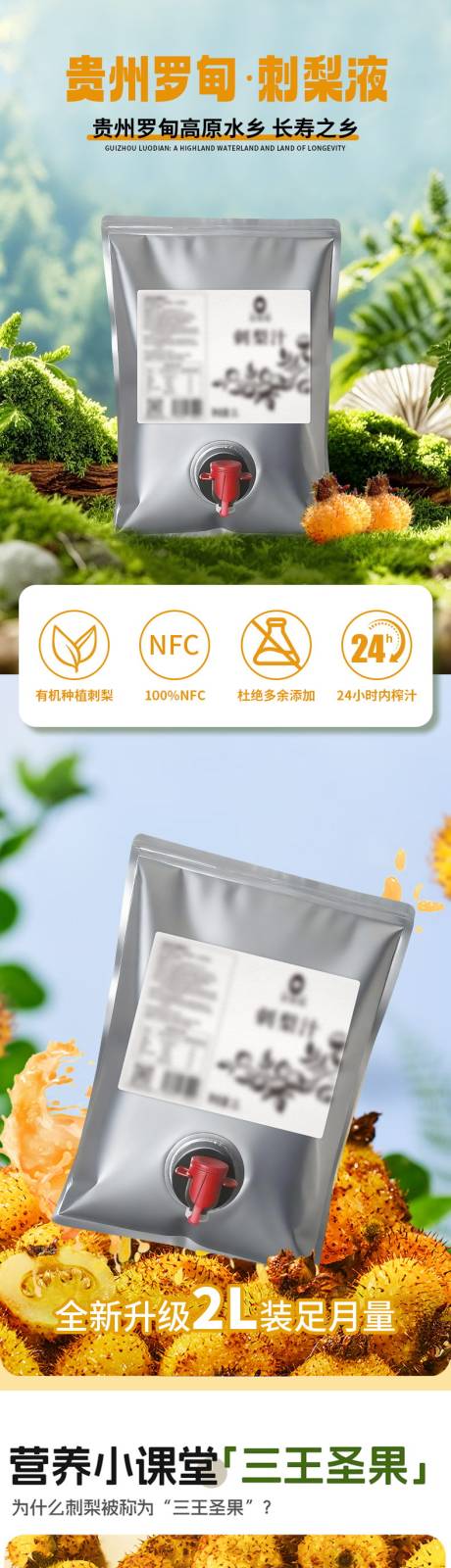 源文件下载【享设计】搜索编号：51170034609426121【 刺梨汁促销电商详情页】