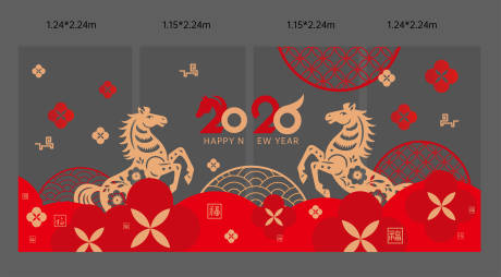 源文件下載【享設計】搜索編號：96330034528873337【新年玻璃貼】