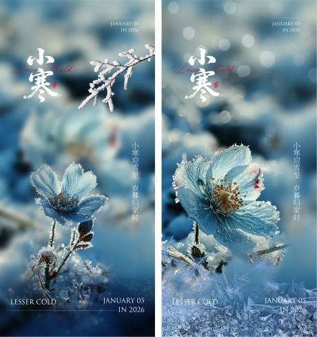 源文件下载【享设计】搜索编号：83340034805697431【小寒海报 】