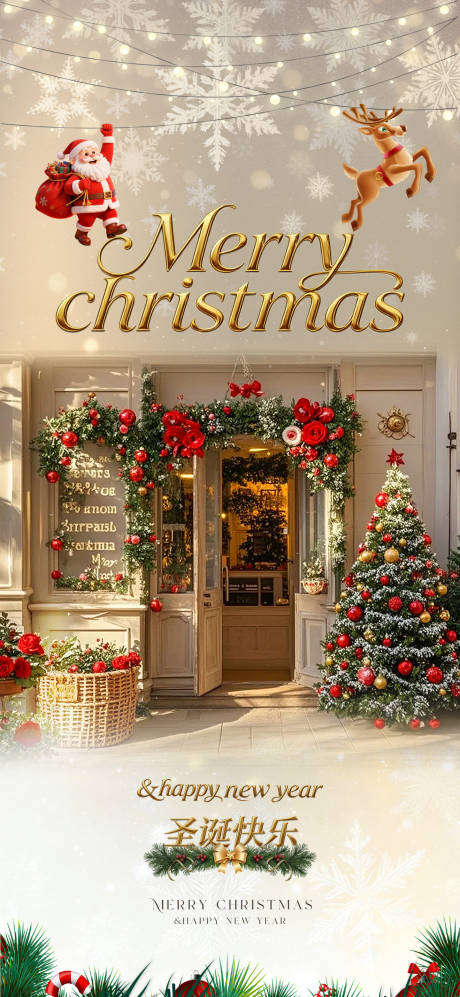 源文件下载【享设计】搜索编号：99580034710808142【圣诞节海报】