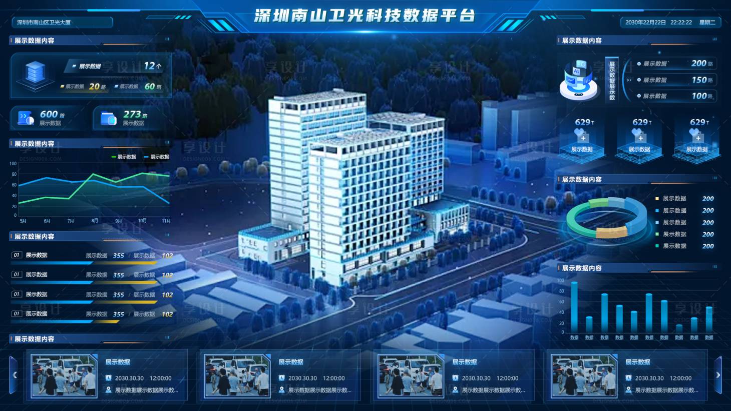 源文件下载【享设计】搜索编号：87180034471914204【深圳南山卫光科技数据平台界面设计】