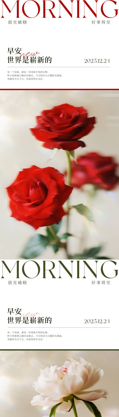 源文件下载【享设计】搜索编号：62530034693728269【简约花朵早安你好海报】