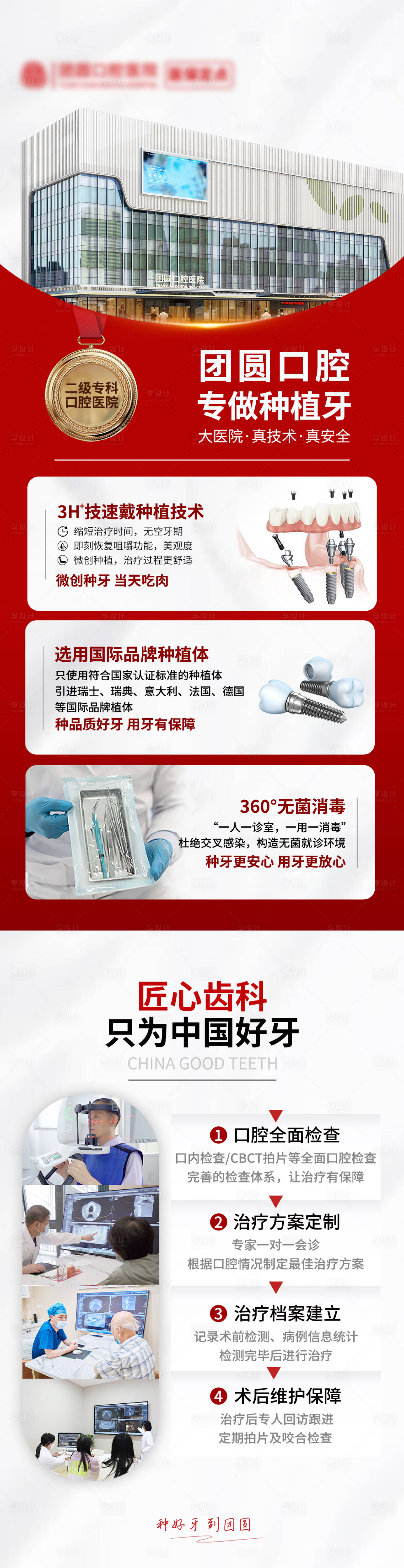 源文件下载【享设计】搜索编号：11500034651829874【口腔医院海报】