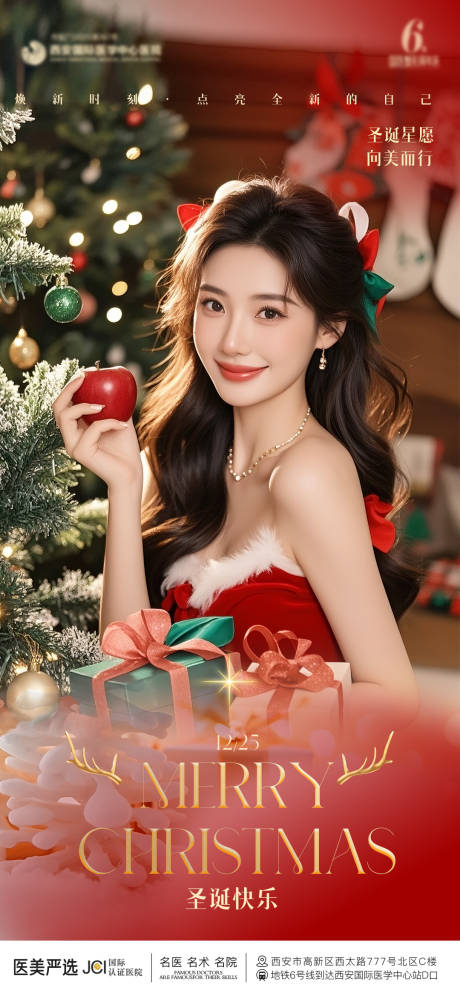 源文件下载【享设计】搜索编号：37100034638247819【圣诞海报】