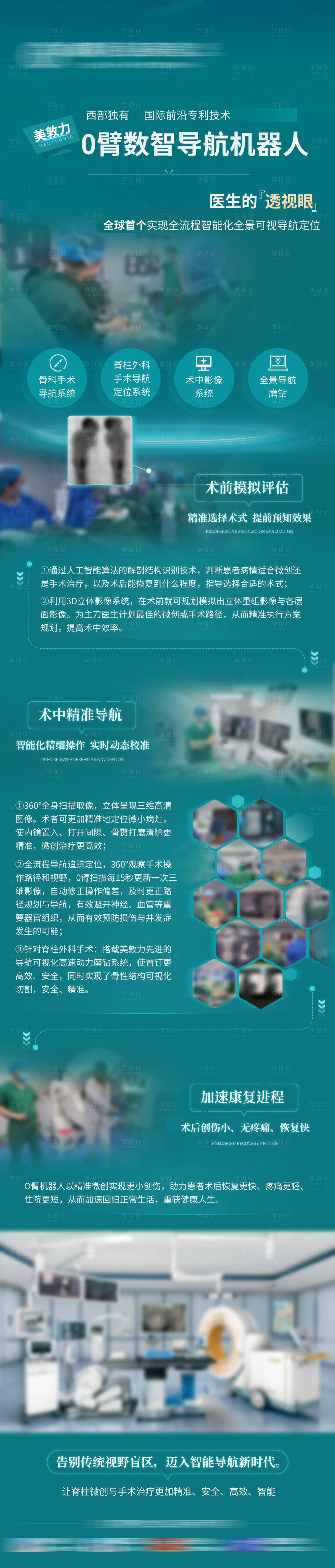 源文件下载【享设计】搜索编号：65520034553746107【医疗仪器技术治疗长图海报】