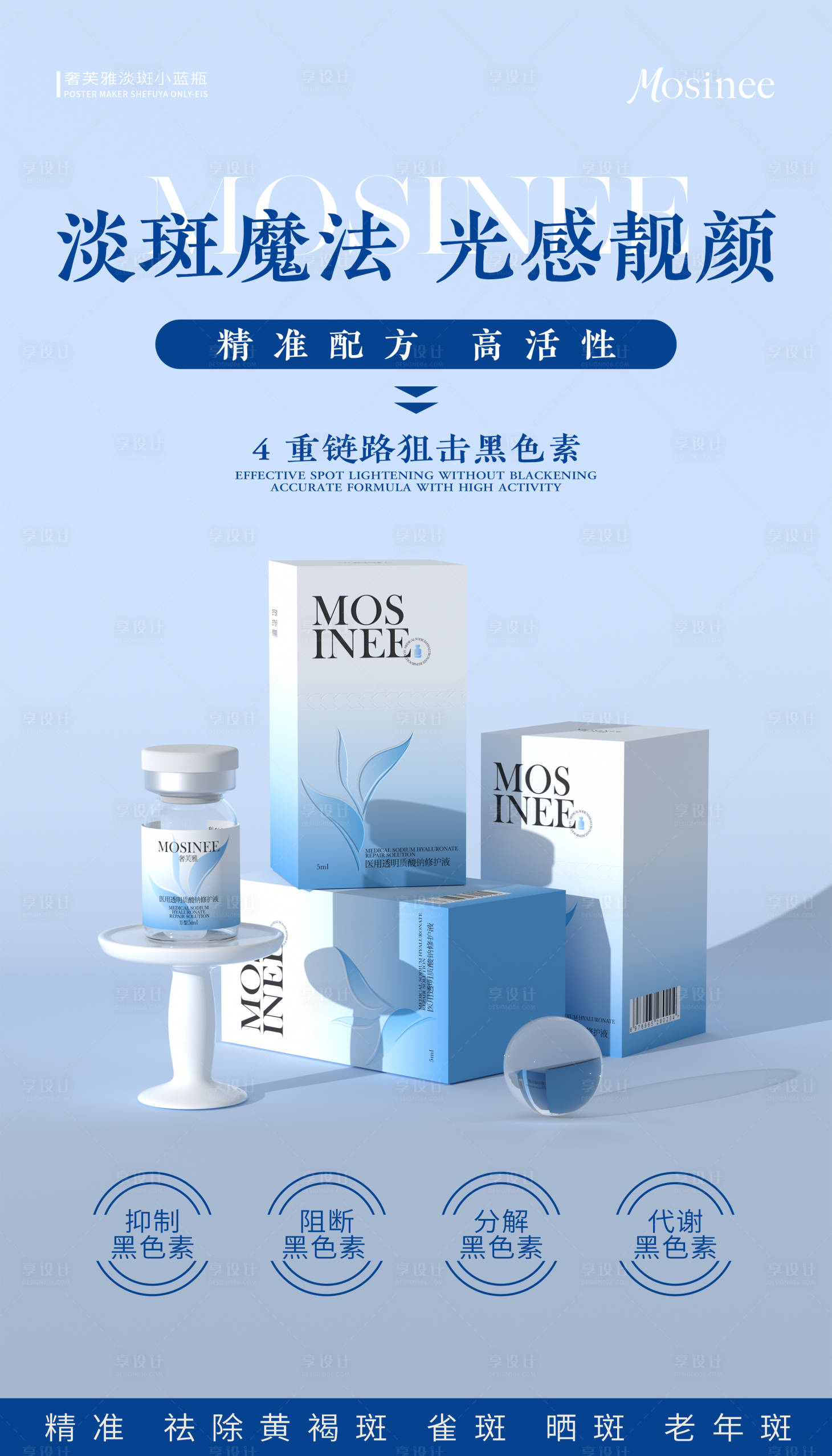 源文件下载【享设计】搜索编号：18700034431243503【医美产品海报】