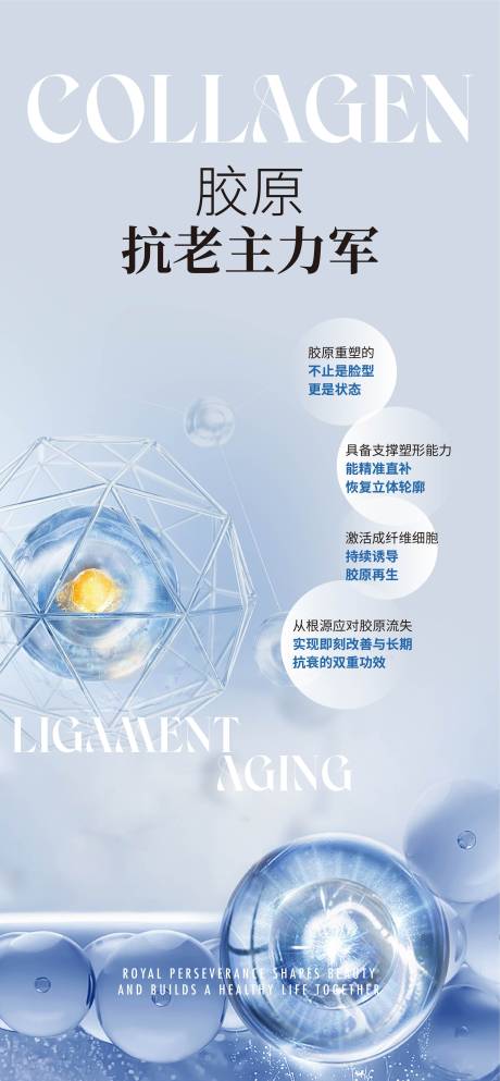 源文件下载【享设计】搜索编号：52640034334933798【胶原蛋白项目海报】