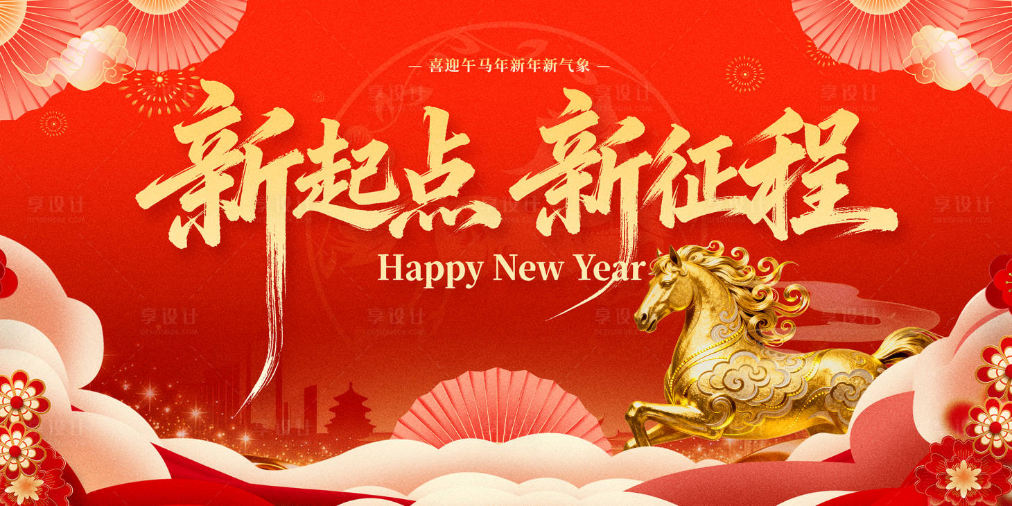 源文件下载【享设计】搜索编号：50040034416922612【新起点新征程背景板】