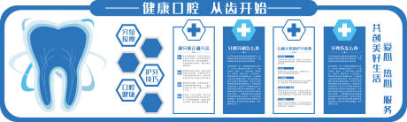 源文件下载【享设计】搜索编号：65220034747809090【口腔医院文化墙】