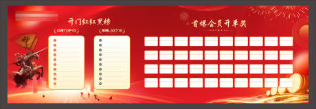 源文件下载【享设计】搜索编号：36940034777243389【开门红荣誉榜背景板】