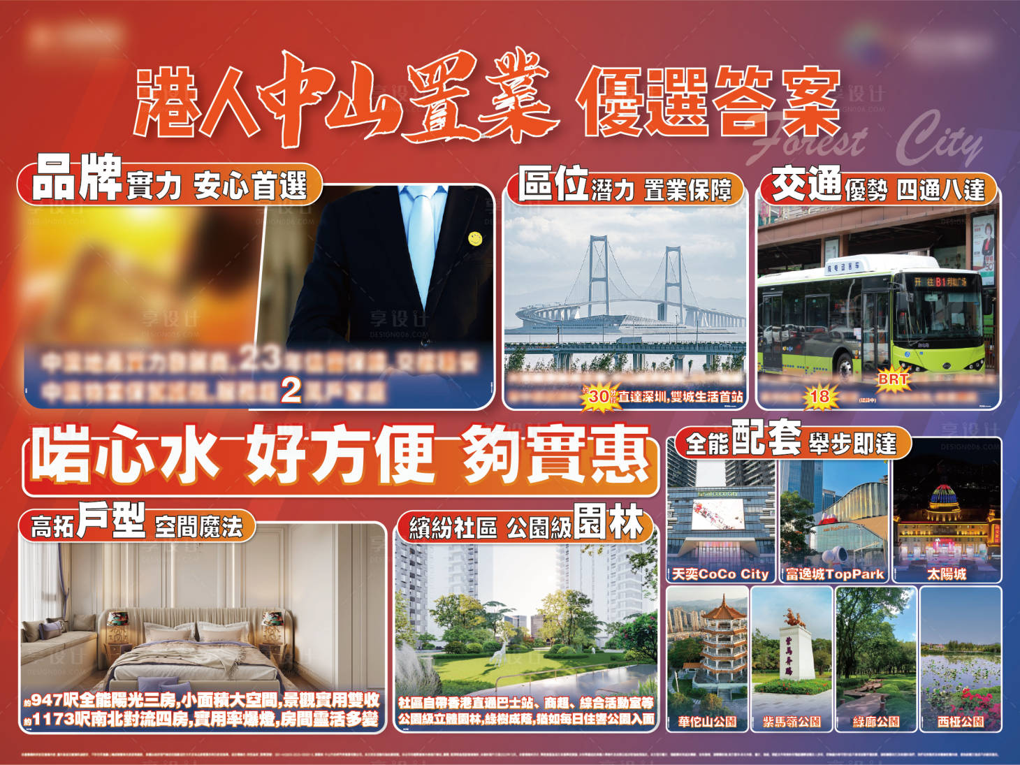 源文件下载【享设计】搜索编号：52240034535992745【地产桁架展板】