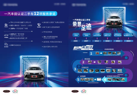 源文件下载【享设计】搜索编号：51140034562418132【汽车宣传单页】