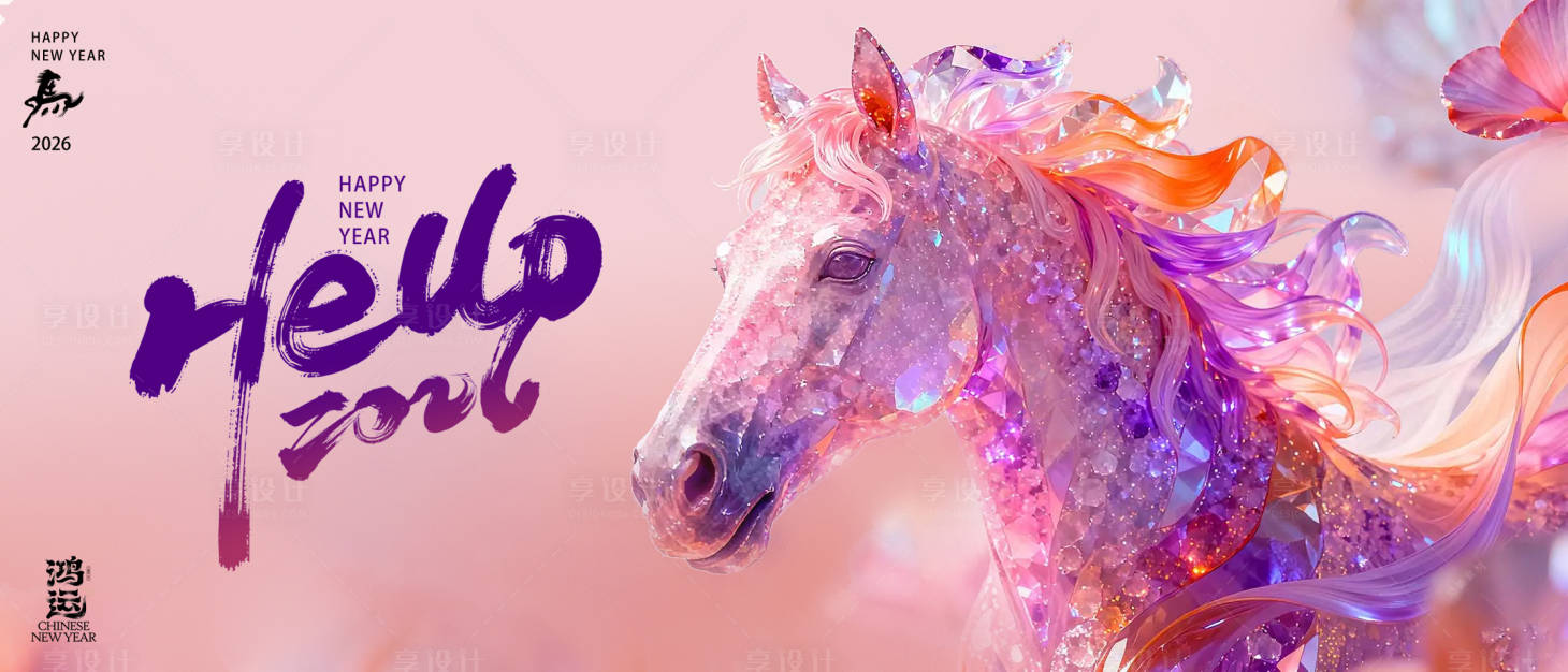 源文件下载【享设计】搜索编号：59620034696708371【马年海报】