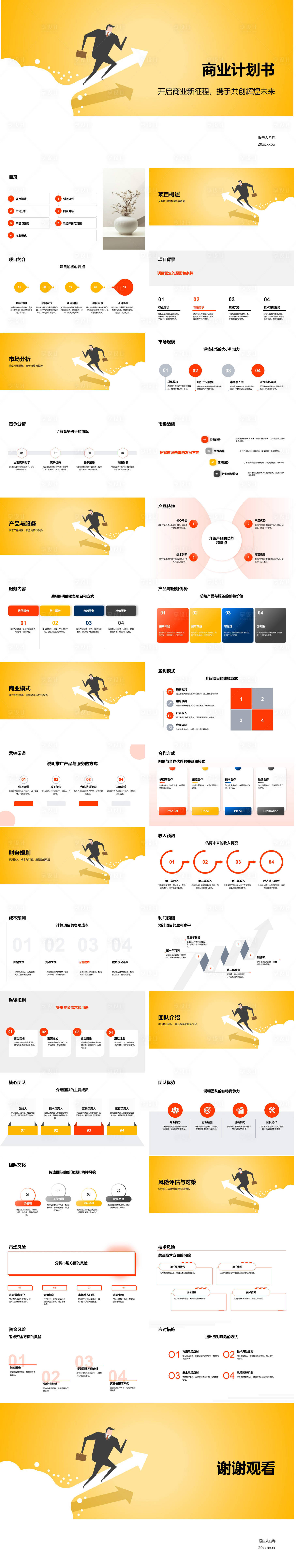 源文件下载【享设计】搜索编号：50120034541086044【商业计划书（创业融资版）】