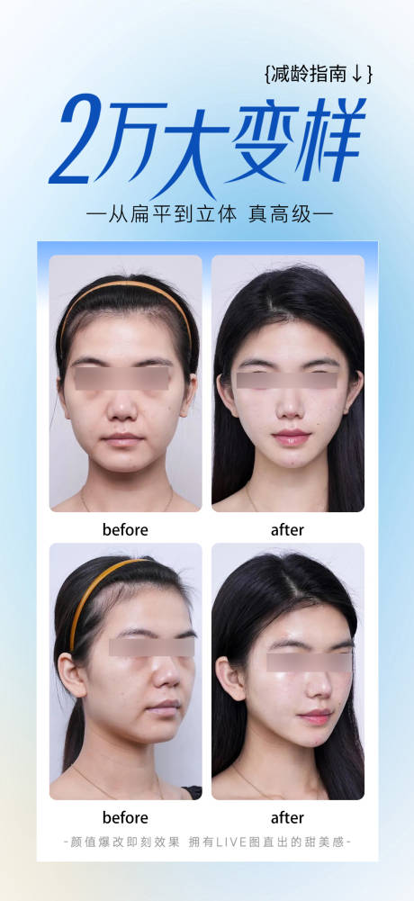 源文件下载【享设计】搜索编号：65750034427144966【2万大变样胶原脸】