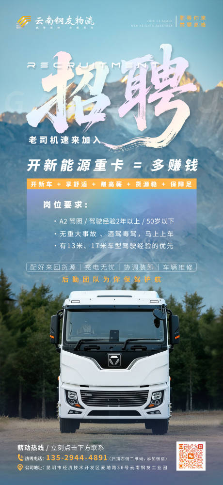 源文件下载【享设计】搜索编号：92870034568043045【司机招聘海报】