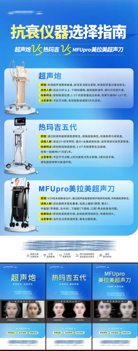 源文件下载【享设计】搜索编号：72310034659699512【医美仪器抗衰案例科普公众号海报】