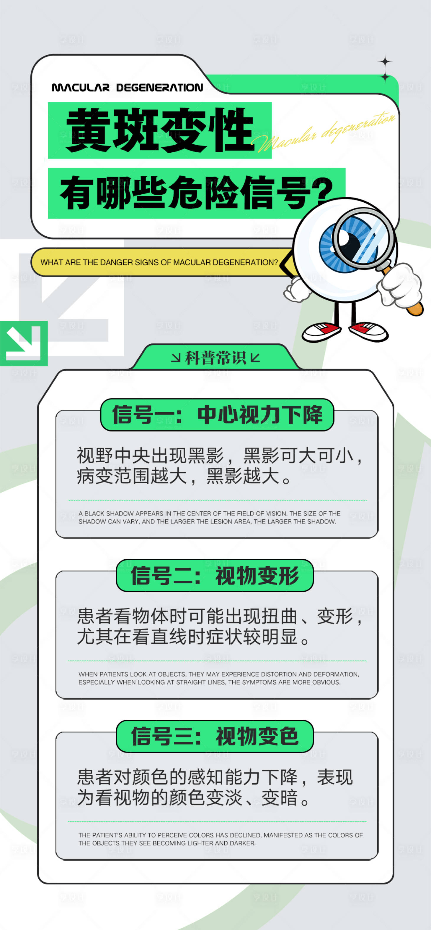 源文件下载【享设计】搜索编号：36360034488673281【眼睛名目眼病健康科普品牌宣传海报】